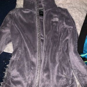 barely worn grey north face